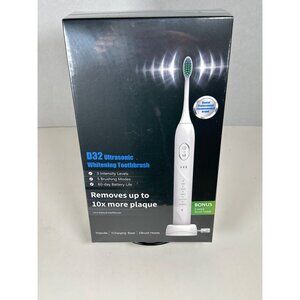 D32 Ultrasonic Whitening Toothbrush with 6 Brush Heads